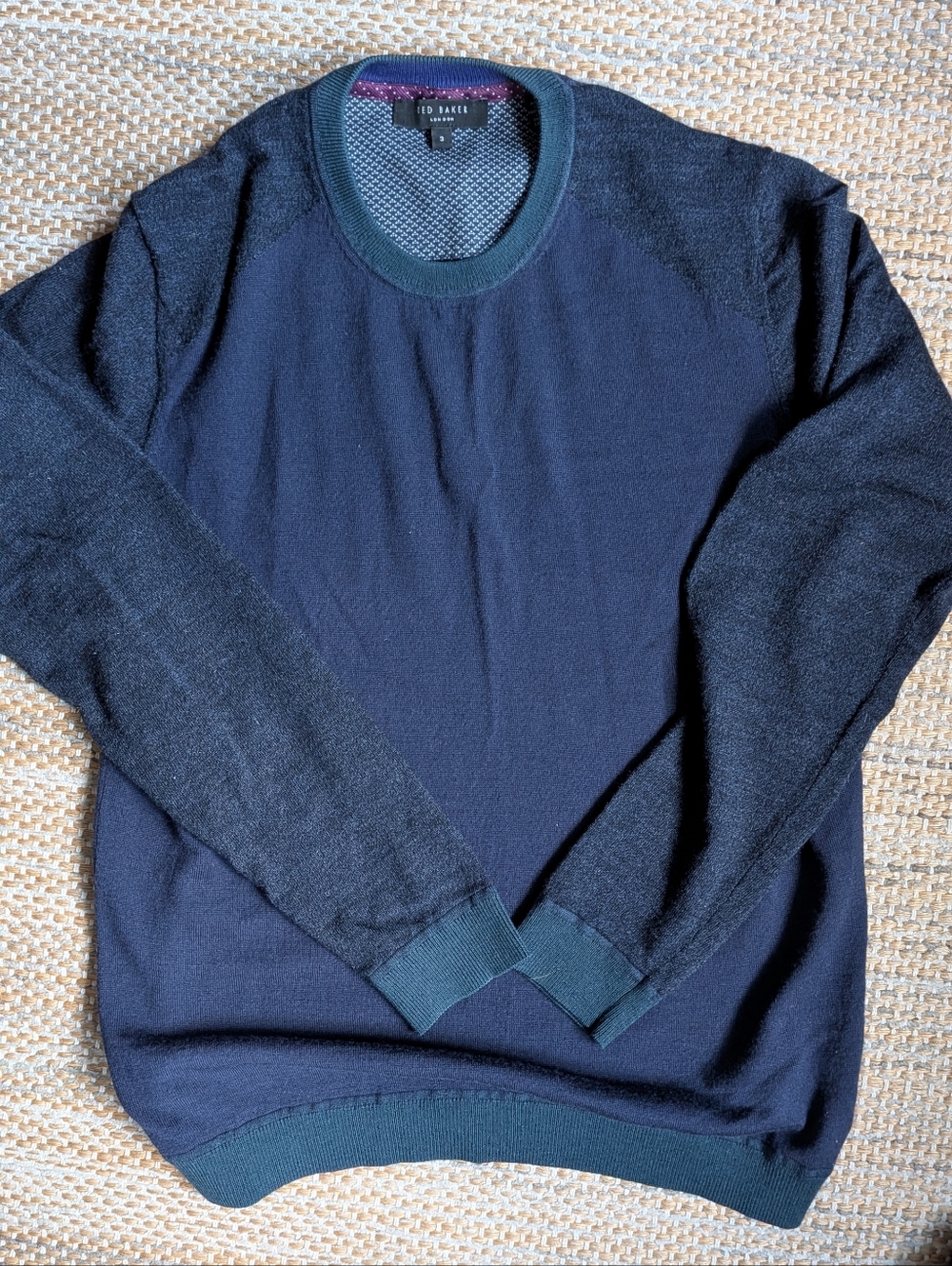 Ted Baker Navy Knit Sweater - Navy